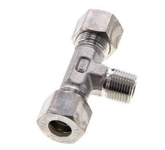 12L & R3/8'' Stainless Steel T-Shape Tee Compression Fitting with Male Threads 315 bar ISO 8434-1