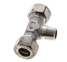 18L & R1/2'' Stainless Steel T-Shape Tee Compression Fitting with Male Threads 315 bar ISO 8434-1