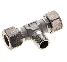 18L & R1/2'' Stainless Steel T-Shape Tee Compression Fitting with Male Threads 315 bar ISO 8434-1