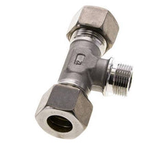 20S & G3/4'' Stainless Steel T-Shape Tee Compression Fitting with Male Threads 250 bar ISO 8434-1