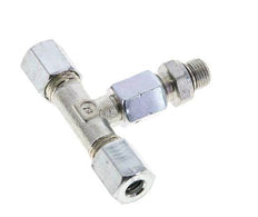 6L & M10x1 Zink plated Steel T-Shape Tee Cutting Fitting with Male Threads 315 bar Adjustable ISO 8434-1