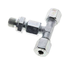 6S & G1/4'' Zink plated Steel T-Shape Tee Cutting Fitting with Male Threads 630 bar Adjustable ISO 8434-1