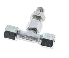 8S & G1/4'' Zink plated Steel T-Shape Tee Cutting Fitting with Male Threads 630 bar Adjustable ISO 8434-1
