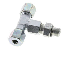 8S & G1/4'' Zink plated Steel T-Shape Tee Cutting Fitting with Male Threads 630 bar Adjustable ISO 8434-1