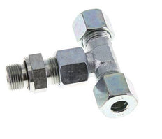 10S & G3/8'' Zink plated Steel T-Shape Tee Cutting Fitting with Male Threads 630 bar Adjustable ISO 8434-1