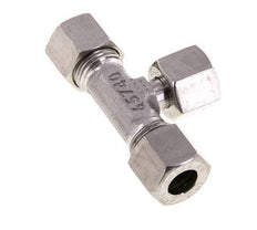 10L Stainless Steel T-Shape Tee Cutting Fitting with Swivel 315 bar Adjustable ISO 8434-1