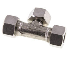 15L Stainless Steel T-Shape Tee Cutting Fitting with Swivel 315 bar Adjustable ISO 8434-1