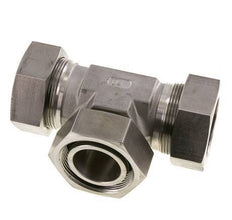 42L Stainless Steel T-Shape Tee Cutting Fitting with Swivel 160 bar Adjustable ISO 8434-1