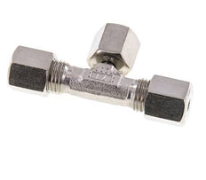 6S Stainless Steel T-Shape Tee Cutting Fitting with Swivel 630 bar Adjustable ISO 8434-1