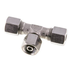 8S Stainless Steel T-Shape Tee Cutting Fitting with Swivel 630 bar Adjustable ISO 8434-1