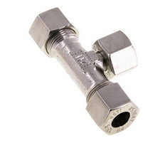 12S Stainless Steel T-Shape Tee Cutting Fitting with Swivel 630 bar Adjustable ISO 8434-1