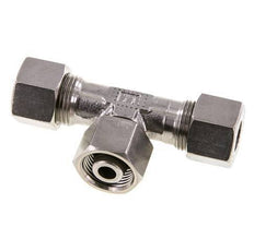 12S Stainless Steel T-Shape Tee Cutting Fitting with Swivel 630 bar Adjustable ISO 8434-1