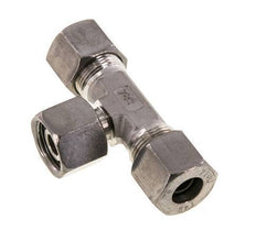 14S Stainless Steel T-Shape Tee Cutting Fitting with Swivel 630 bar Adjustable ISO 8434-1
