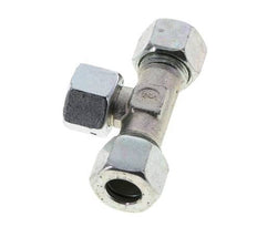 12L Zink plated Steel T-Shape Tee Cutting Fitting with Swivel 315 bar NBR Adjustable ISO 8434-1