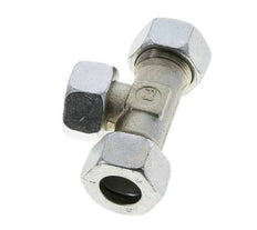 18L Zink plated Steel T-Shape Tee Cutting Fitting with Swivel 315 bar NBR Adjustable ISO 8434-1
