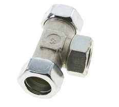 28L Zink plated Steel T-Shape Tee Cutting Fitting with Swivel 160 bar NBR Adjustable ISO 8434-1