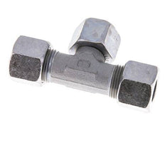 14S Zink plated Steel T-Shape Tee Cutting Fitting with Swivel 630 bar NBR Adjustable ISO 8434-1