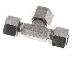 12L Stainless Steel T-Shape Tee Cutting Fitting with Swivel 315 bar FKM Adjustable ISO 8434-1