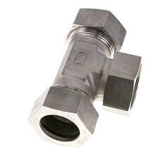 35L Stainless Steel T-Shape Tee Cutting Fitting with Swivel 160 bar FKM Adjustable ISO 8434-1