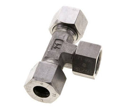 14S Stainless Steel T-Shape Tee Cutting Fitting with Swivel 630 bar FKM Adjustable ISO 8434-1