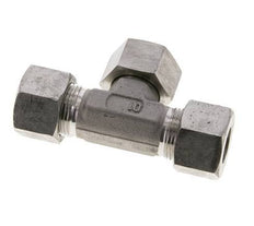 16S Stainless Steel T-Shape Tee Cutting Fitting with Swivel 400 bar FKM Adjustable ISO 8434-1