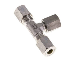 6L Stainless Steel T-Shape Tee Compression Fitting with Swivel 315 bar FKM Adjustable ISO 8434-1