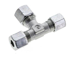 8L & 10L Zink plated Steel T-Shape Tee Cutting Fitting 315 bar ISO 8434-1