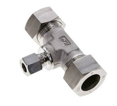 10L & 22L Stainless Steel T-Shape Tee Cutting Fitting 160 bar ISO 8434-1