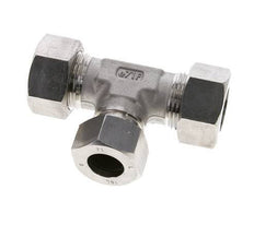 18L & 22L Stainless Steel T-Shape Tee Cutting Fitting 160 bar ISO 8434-1