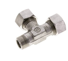 18L & M22x1.5 (con) Stainless Steel Right Angle Tee Cutting Fitting with Male Threads 315 bar ISO 8434-1