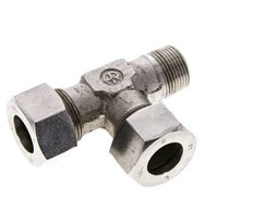 18L & M22x1.5 (con) Stainless Steel Right Angle Tee Cutting Fitting with Male Threads 315 bar ISO 8434-1