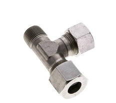 14S & M20x1.5 (con) Stainless Steel Right Angle Tee Cutting Fitting with Male Threads 630 bar ISO 8434-1