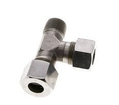 14S & M20x1.5 (con) Stainless Steel Right Angle Tee Cutting Fitting with Male Threads 630 bar ISO 8434-1