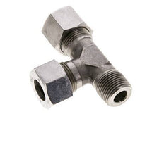 14S & M20x1.5 (con) Stainless Steel Right Angle Tee Cutting Fitting with Male Threads 630 bar ISO 8434-1