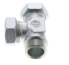 42L & G1-1/2'' Zink Plated Steel Right Angle Tee Cutting Fitting with Male Threads 160 bar ISO 8434-1