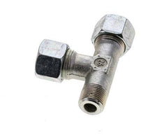 12S & R3/8'' Zink Plated Steel Right Angle Tee Cutting Fitting with Male Threads 630 bar ISO 8434-1