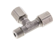 6LL & R1/8'' Stainless Steel Right Angle Tee Cutting Fitting with Male Threads 100 bar ISO 8434-1