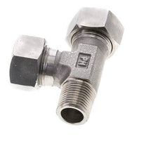 18L & R1/2'' Stainless Steel Right Angle Tee Cutting Fitting with Male Threads 315 bar ISO 8434-1