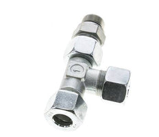16S & M22x1.5 Zink Plated Steel Right Angle Tee Cutting Fitting with Male Threads 400 bar Adjustable ISO 8434-1