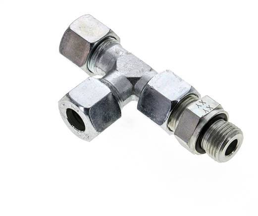 14S & G1/2'' Zink Plated Steel Right Angle Tee Cutting Fitting with Ma ...