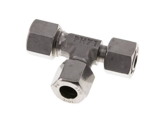 10L Stainless Steel Right Angle Tee Cutting Fitting with Swivel 315 bar Adjustable ISO 8434-1