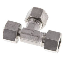 12L Stainless Steel Right Angle Tee Cutting Fitting with Swivel 315 bar Adjustable ISO 8434-1