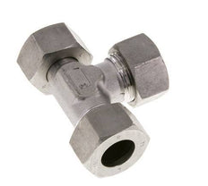 18L Stainless Steel Right Angle Tee Cutting Fitting with Swivel 315 bar Adjustable ISO 8434-1