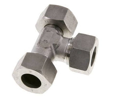18L Stainless Steel Right Angle Tee Cutting Fitting with Swivel 315 bar Adjustable ISO 8434-1