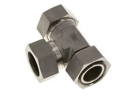 35L Stainless Steel Right Angle Tee Cutting Fitting with Swivel 160 bar Adjustable ISO 8434-1