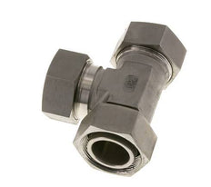 35L Stainless Steel Right Angle Tee Cutting Fitting with Swivel 160 bar Adjustable ISO 8434-1