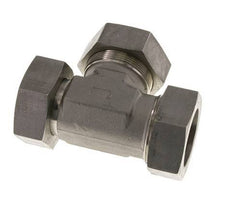 42L Stainless Steel Right Angle Tee Cutting Fitting with Swivel 160 bar Adjustable ISO 8434-1