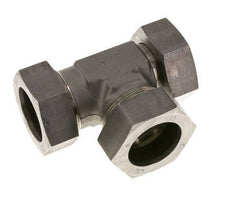 42L Stainless Steel Right Angle Tee Cutting Fitting with Swivel 160 bar Adjustable ISO 8434-1