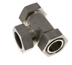 42L Stainless Steel Right Angle Tee Cutting Fitting with Swivel 160 bar Adjustable ISO 8434-1