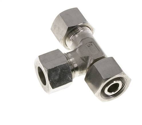 16S Stainless Steel Right Angle Tee Cutting Fitting with Swivel 400 bar ...